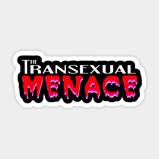 The Transexual Menace (Mimeographic History) Sticker by Totally Trans